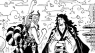 Yamato and Kozuki Momonosuke on One Piece manga's cover page (Image via Shueisha)